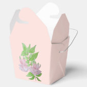 oorspronkelijk bloemontwerp van roze bloemen bedankdoosjes (Geopend)