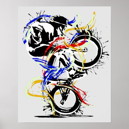 Oorspronkelijk Bmx Flatland | Bmx-Poster Poster (Voorkant)