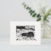 Oorspronkelijk Briefkaart voor katten (Staand voorkant)