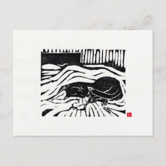 Oorspronkelijk Briefkaart voor katten