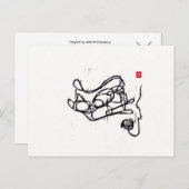 Oorspronkelijk Briefkaart voor katten (Voorkant / Achterkant)