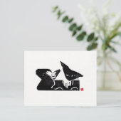 Oorspronkelijk Briefkaart voor katten (Staand voorkant)