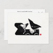 Oorspronkelijk Briefkaart voor katten (Voorkant / Achterkant)