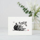 Oorspronkelijk Briefkaart voor katten (Staand voorkant)