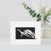 Oorspronkelijk Briefkaart voor katten (Staand voorkant)