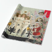 Oorspronkelijk Collage-kerstpapier met inpakken Cadeaupapier (Uitgerold)