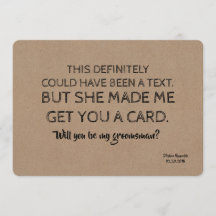 Oorspronkelijk Creatieve en Grappige BRUIDSJONGEN