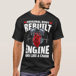 Oorspronkelijk door het lichaam herbouwde motor ac t-shirt