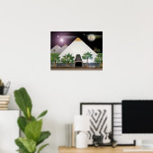 oorspronkelijk Egyptisch Pyramides poster (Thuiskantoor)