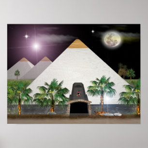 oorspronkelijk Egyptisch Pyramides poster