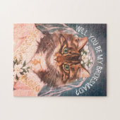 Oorspronkelijk en grappig bruidsvoorstel legpuzzel (Horizontaal)