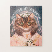 Oorspronkelijk en grappig bruidsvoorstel legpuzzel (Verticaal)