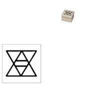 Oorspronkelijk energiesignaal rubberstempel (Gestempeld)