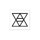 Oorspronkelijk energiesignaal rubberstempel (Afrduk)