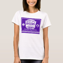 Oorspronkelijk etiket retro Cape Breton Oysters Et T-shirt