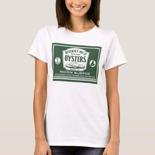 Oorspronkelijk etiket retro Cape Breton Oysters Et T-shirt (Voorkant)