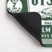 Oorspronkelijk Etiket Retro Cape Breton Oysters Mo Muismat (Hoek)