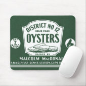 Oorspronkelijk Etiket Retro Cape Breton Oysters Mo Muismat (Met muis)