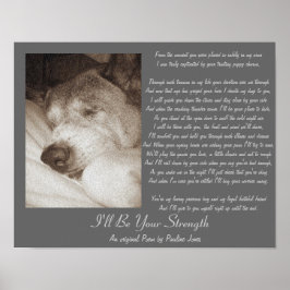 oorspronkelijk gedicht schattig sympathie voor een poster