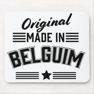 Oorspronkelijk gemaakt in België Muismat
