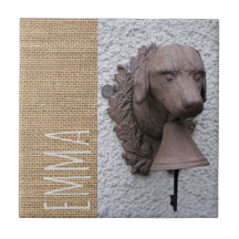 Oorspronkelijk gepersonaliseerd vierkant tegel Jaa