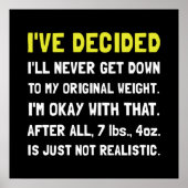 Oorspronkelijk gewicht poster (Voorkant)