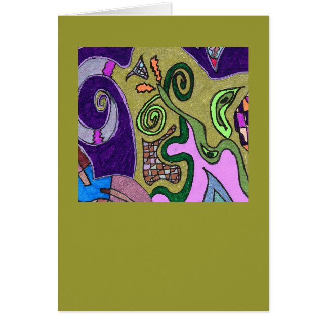 Oorspronkelijk "Gold Elephant" abstract (Voorkant)