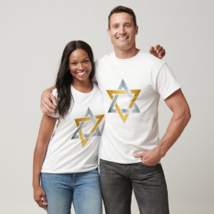 Oorspronkelijk gouden sterren van David T-shirt