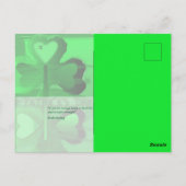 Oorspronkelijk Happy St Patrick's Day V Briefkaart (Achterkant)