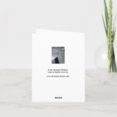 Oorspronkelijk kunstwenskaart kaart (Achterkant)