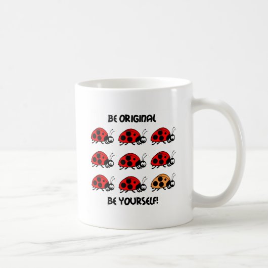 Oorspronkelijk ladybug koffiemok (Rechts)