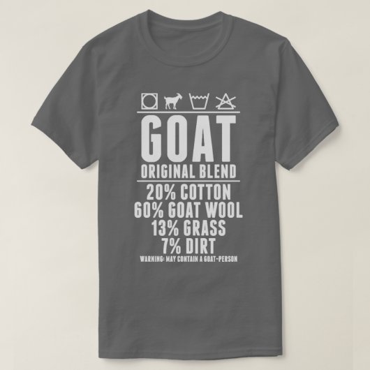Oorspronkelijk mengsel van geiten t-shirt (Design voorkant)