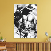 Oorspronkelijk met de hand getekend handvat Sexy C Canvas Afdruk (Insitu (Woonkamer))