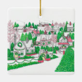 Oorspronkelijk met de hand getekend Ornament voor  (Achterkant)