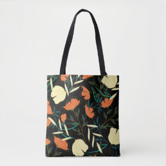 Oorspronkelijk naadloos patroon met helder tropisc tote bag