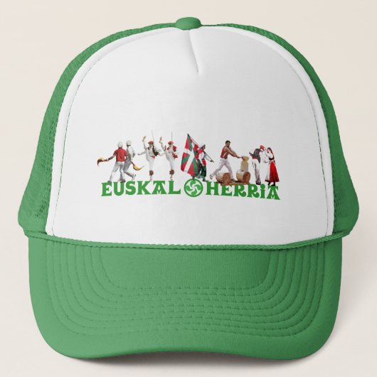 Oorspronkelijk ontwerp: Euskal Herria (Baskenland) Trucker Pet (Voorkant)