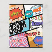 Oorspronkelijk ontwerp van Comics Briefkaart (Voorkant)