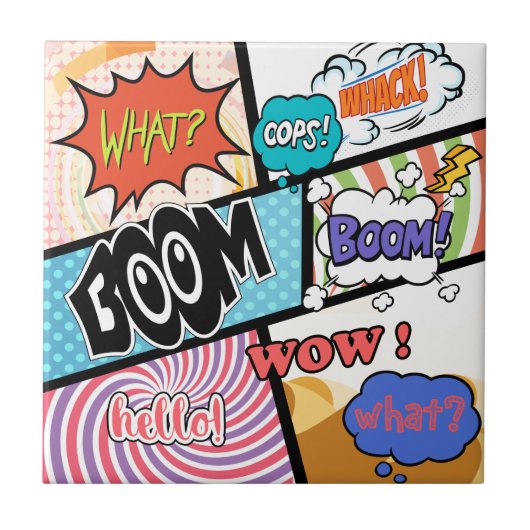 Oorspronkelijk ontwerp van Comics Tegeltje (Voorkant)