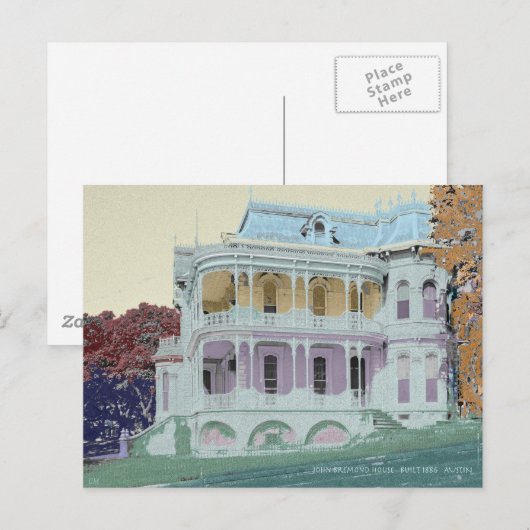 Oorspronkelijk ontwerp van Victoriaans schatten Briefkaart (Voorkant / Achterkant)