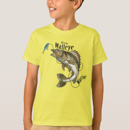 Oorspronkelijk ontwerp Walleye Warrior T-shirt