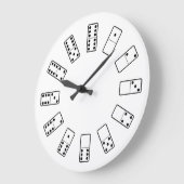 Oorspronkelijk ontwerp zwarte en witte Domino-symb Grote Klok (Hoek)