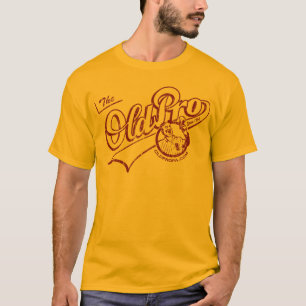 Oorspronkelijk oud Pro (donkerrode vintage) T-shirt
