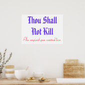 Oorspronkelijk Pistool Poster (Keuken)