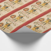 Oorspronkelijk  poster van de Cowaanse whisky Cadeaupapier (Hoek)