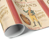 Oorspronkelijk  poster van de Cowaanse whisky Cadeaupapier (Rol Hoek)