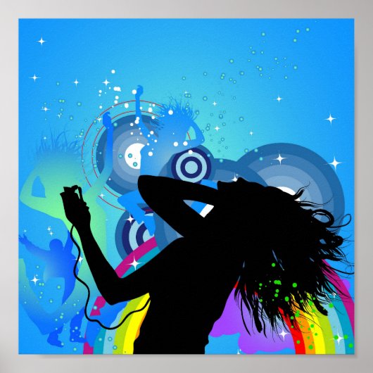 Oorspronkelijk poster van de hiphopretro (Voorkant)