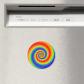 Oorspronkelijk regenbooggradiënt Kleurig spiraal e Magneet (Insitu (Vaatwasser))