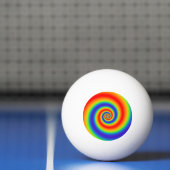 Oorspronkelijk regenbooggradiënt Kleurig spiraal e Pingpongbal (Net)