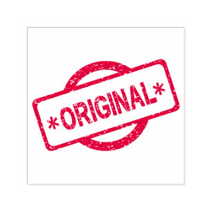 Oorspronkelijk rond Logo cirkelmerk in reliëf Zelfinktende Stempel