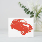 Oorspronkelijk rood briefkaart (Staand voorkant)